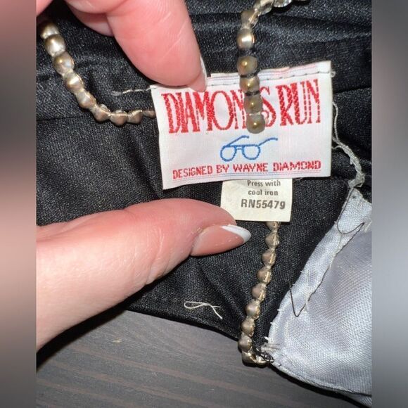 Gorgeous vintage 80’s Wayne diamond dress - Picture 10 of 10